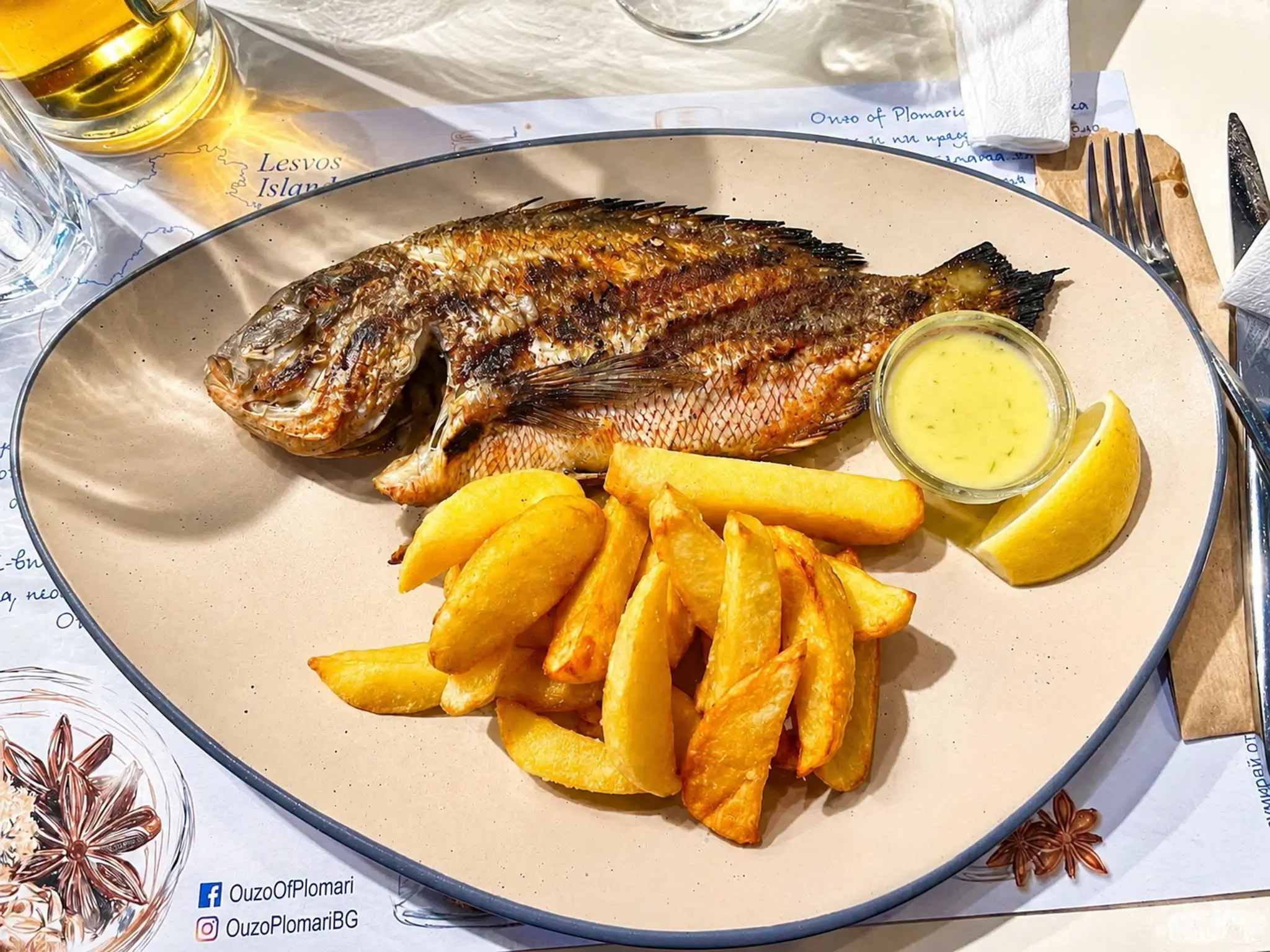 fish restaurant Sofia Mediterranean Greek restaurant Aristo