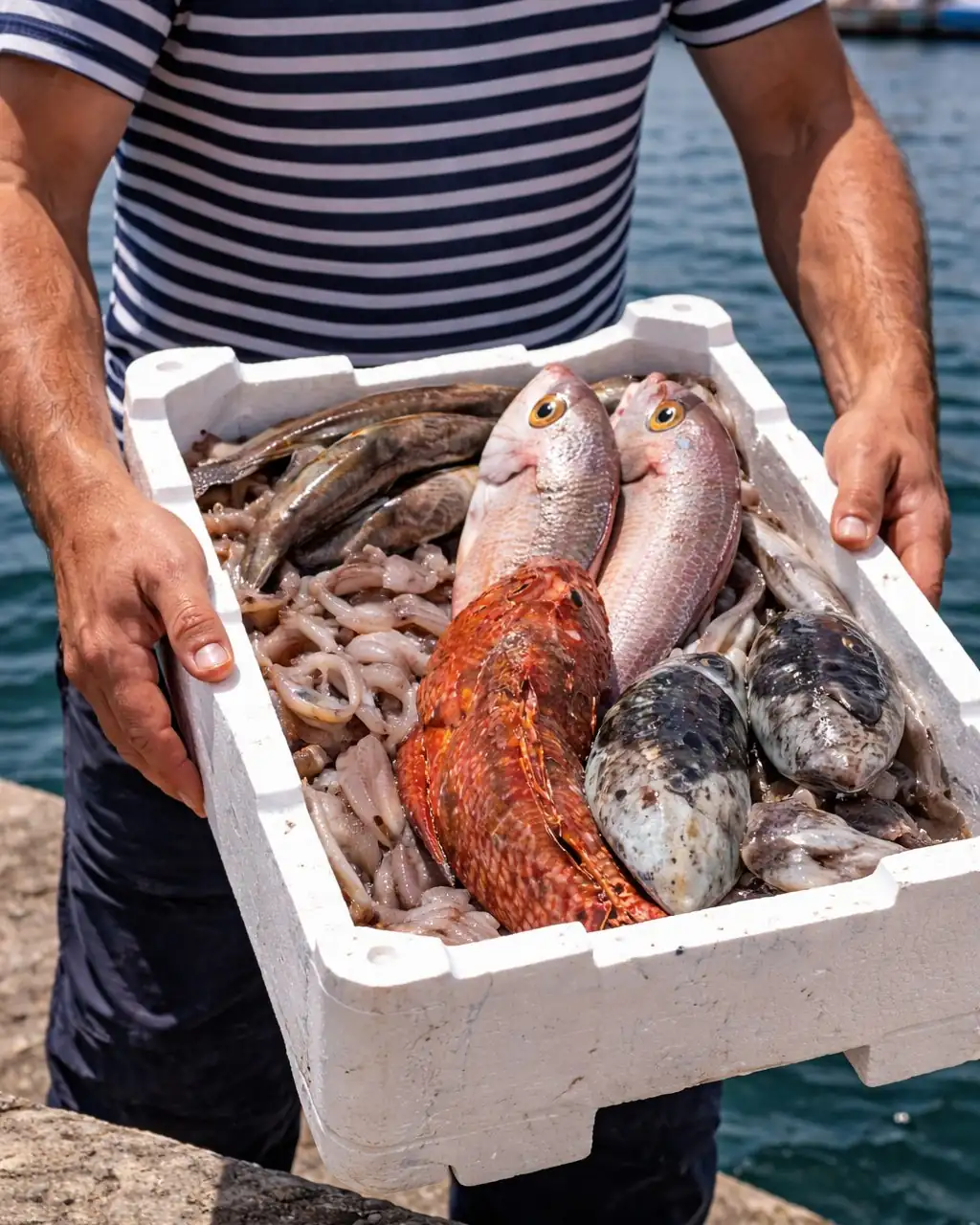 пресен улов и контролирана логистика за прясна риба и морски дарове в ресторант Аристо Sofia